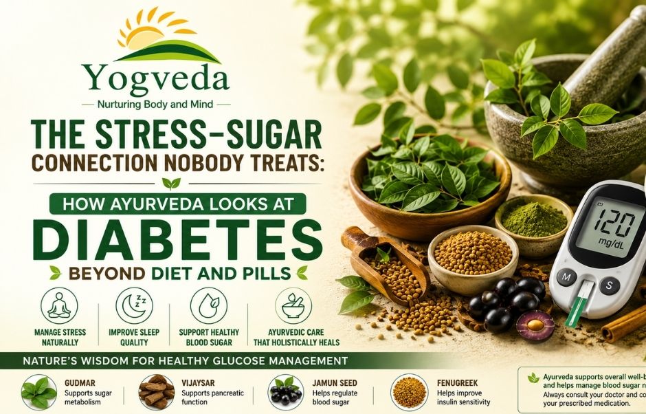 The Stress-Sugar Connection Nobody Treats: How Ayurveda Looks at Diabetes Beyond Diet and Pills