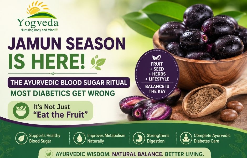 Jamun Season Is Here: The Ayurvedic Blood Sugar Ritual Most Diabetics Get Wrong (It's Not Just "Eat the Fruit")