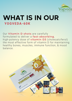 Vitamin D (Yogveda 60 k Nano  shots)