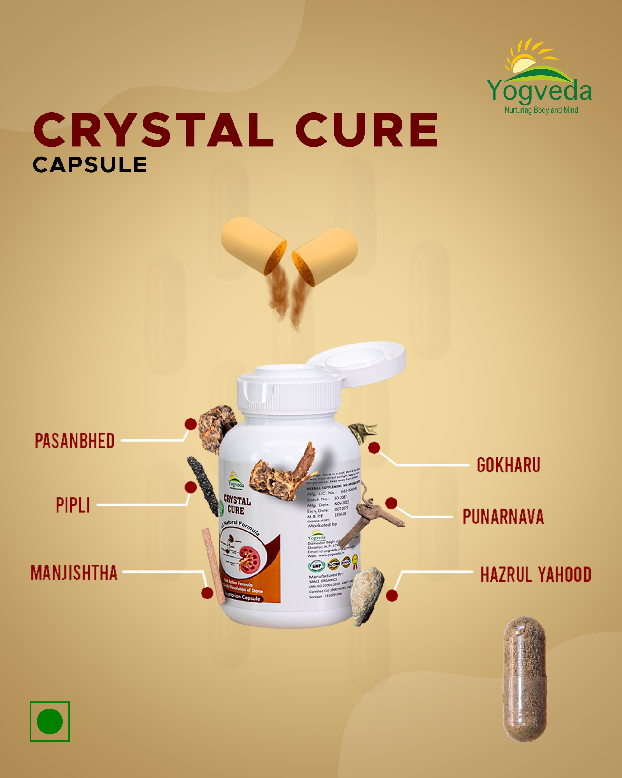 Stone Capsule Kidney Stone Ayurvedic Treatment | Natural Medicine 100% – Yogveda ...