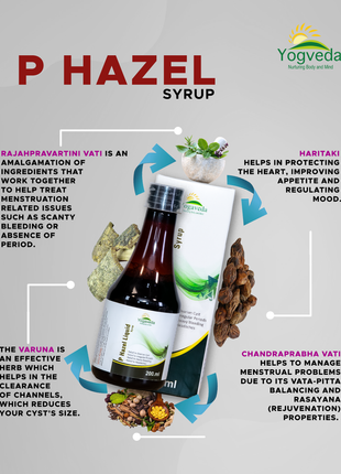 P Hazel Ayurvedic Medicine for PCOD PCOS 