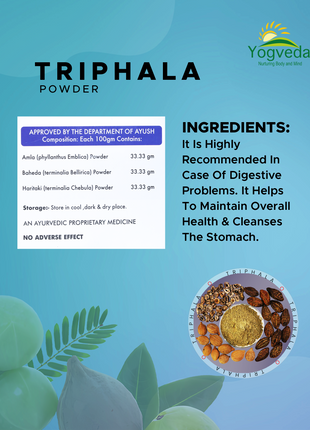 Triphala Ayurvedic Supplement for Digestive issues